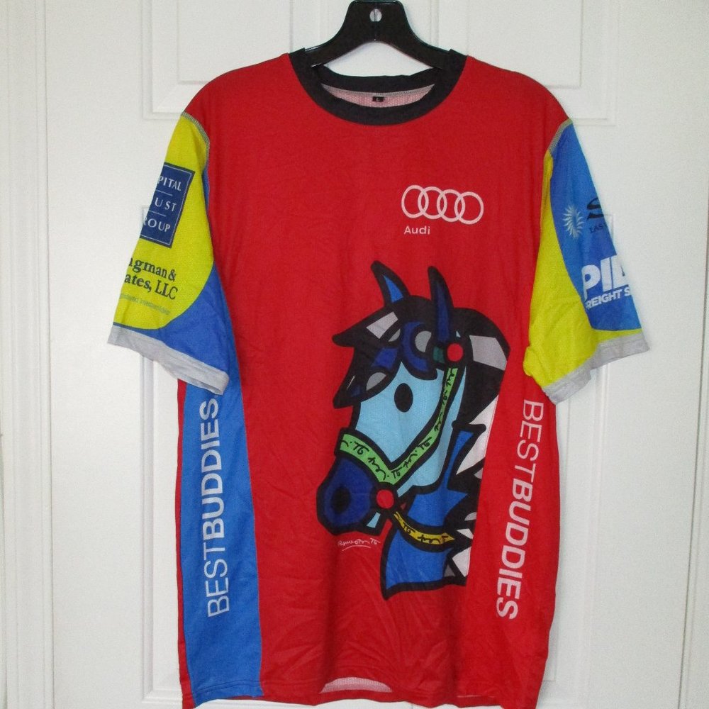 Pactimo Unisex S/S Carl Lewis Challenge Audi Charity Run Crew T-Shirt - Small